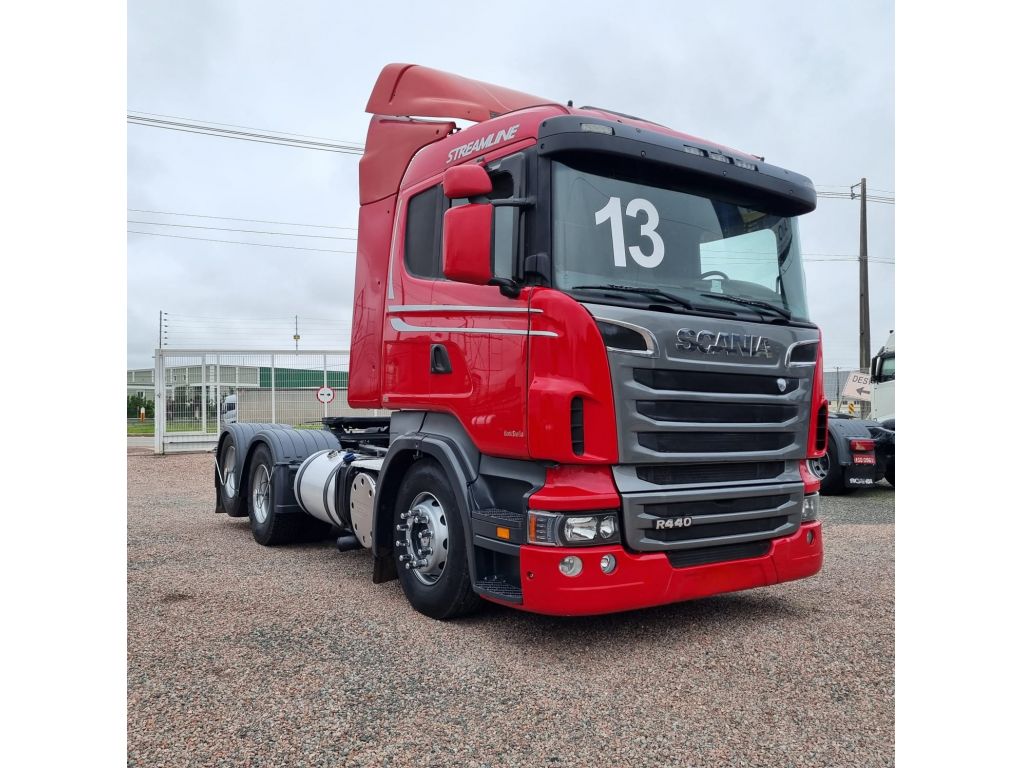 Scania R440 6x2 – 2013 | Automático | Quilometragem não informada