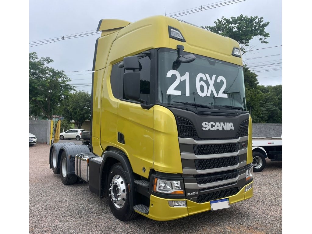 Scania Highline R450 6x2 – 2021 | Automático | 460.000 km